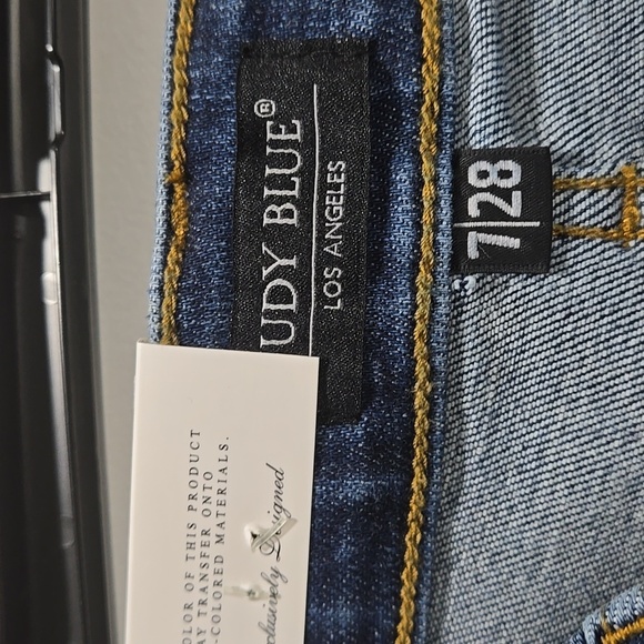 NEW Judy Blue Jeans Slim Fit Midrise 28W - Picture 4 of 8